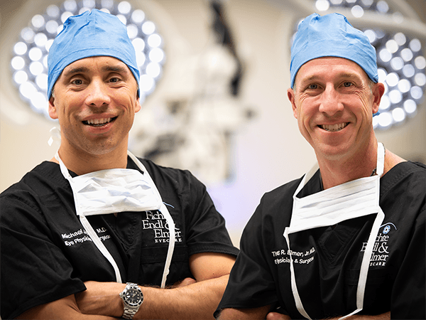Fichte surgeons wearing black scrubs